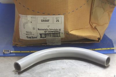 CARLON UA9AF 1-IN 90D PVC ELBOW SCHEDULE-40 BOX W/ QTY:25