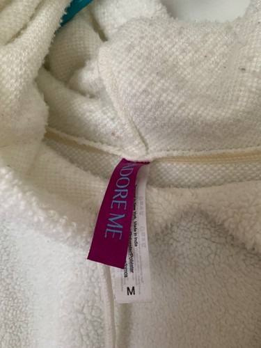 Adore Me Cream Hooded Cropped Sweater & bottom set  M - Bild 3 von 4