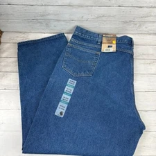 Carhartt b17 DST Relaxed Fit Jeans Mens 54x32 blue Workwear tapered straight leg