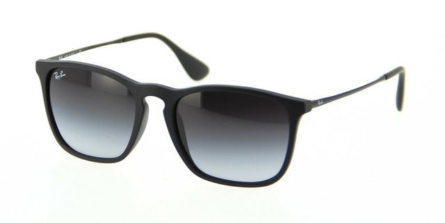 Ray Ban Unisex Rb 4187 Chris 899 8g Rubber Transparent Blue Plastic Sunglasses For Sale Online Ebay