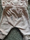 Carter’s Baby Girl 3M 2 Pc Pink Bunny Hoodie Cardigan Set Bodysuit Pants NWT — photo 2