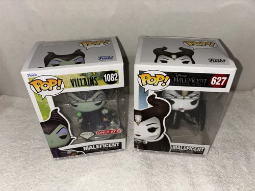 Lot Funko Pop Disney Maleficent 627 1082 target Diamond Villains 
