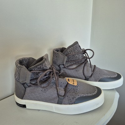 VIA Lab - Nano Waterproof Breathable Knit Shoes Size 9 Mens Grey High Top 
