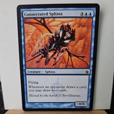 1x Consecrated Sphinx, Mirrodin Besieged  Mythic NM Condition MTG