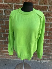 J. Crew Men's Heritage Cotton Crewneck Sweater Men's Size Medium green BI841