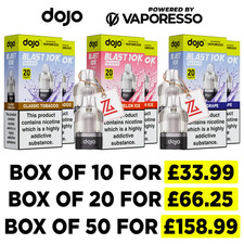 Vaporesso DOJO Blast 10K Prefilled Pods | 10,000 Puffs | 2ML | 20mg | Refill Pod