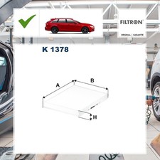 Filtron Filter, Innenraumluft AUDI A4 Avant (8W5, 8WD, B9) 1.4 TFSI
