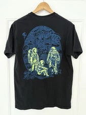 A-Lab Mens Planet of Fungi Astronaut T-Shirt Size Medium