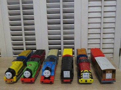 Thomas & Friends Trackmaster Motorized Train TALKING Lot Toby, Diesel, Salty ++