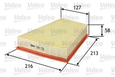 VALEO Engine Air Filter Fits SEAT Citaro Ibiza SKODA Fabia VW Polo 6Y0129620