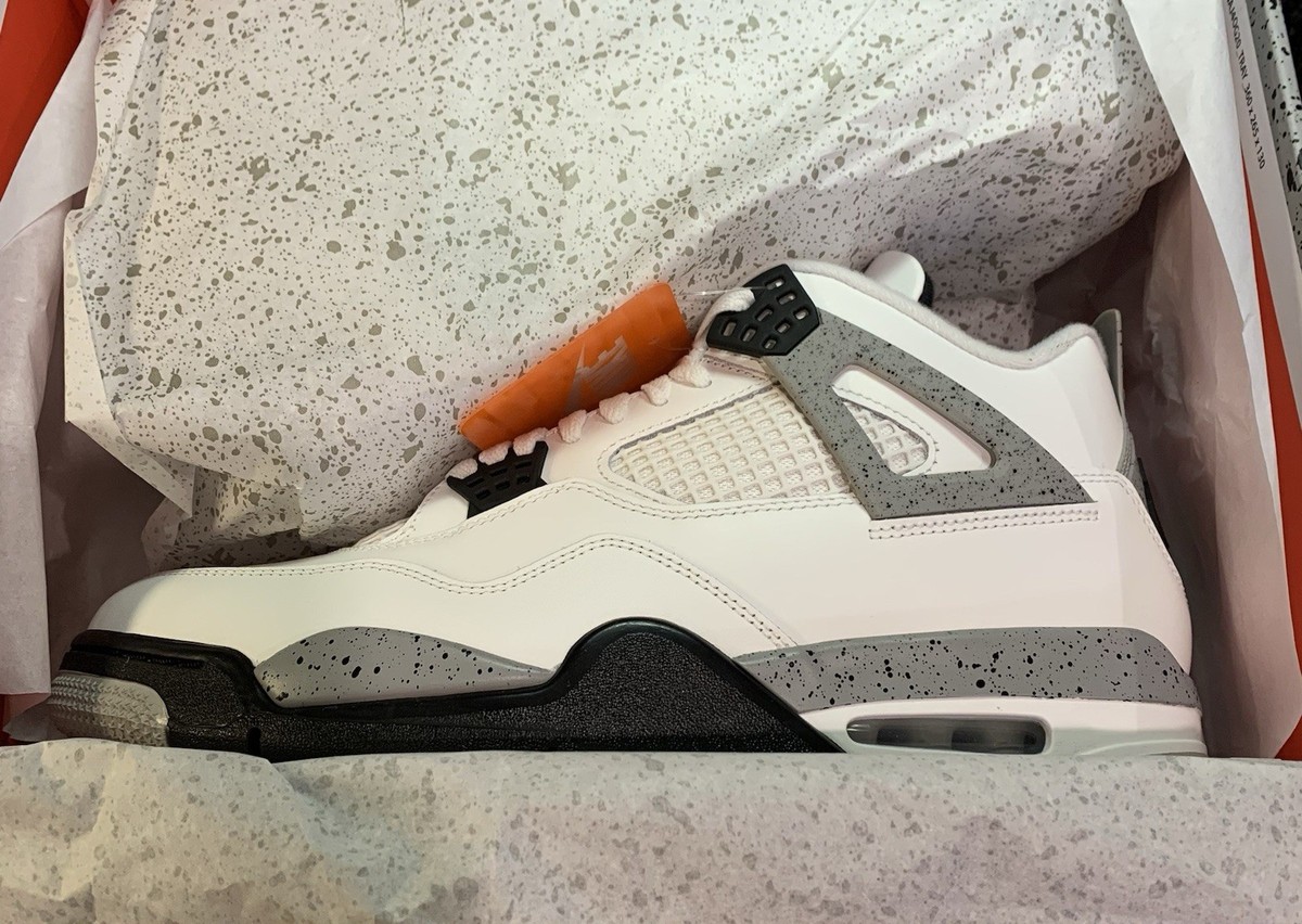 Size 12 - Air Jordan 4 Retro OG 2025 White Cement..New In Box