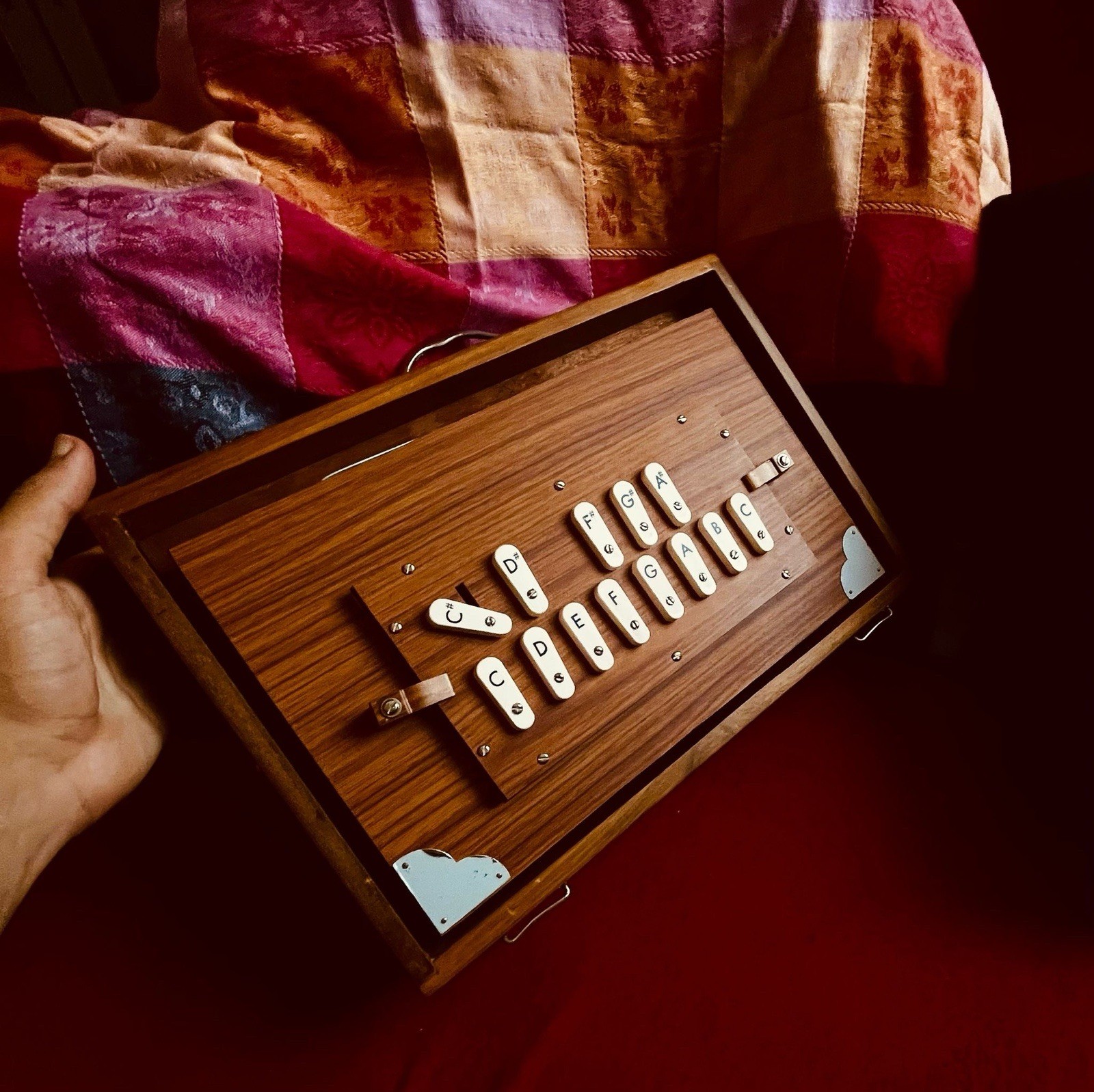 Shruti Box Wooden Musical Instrument