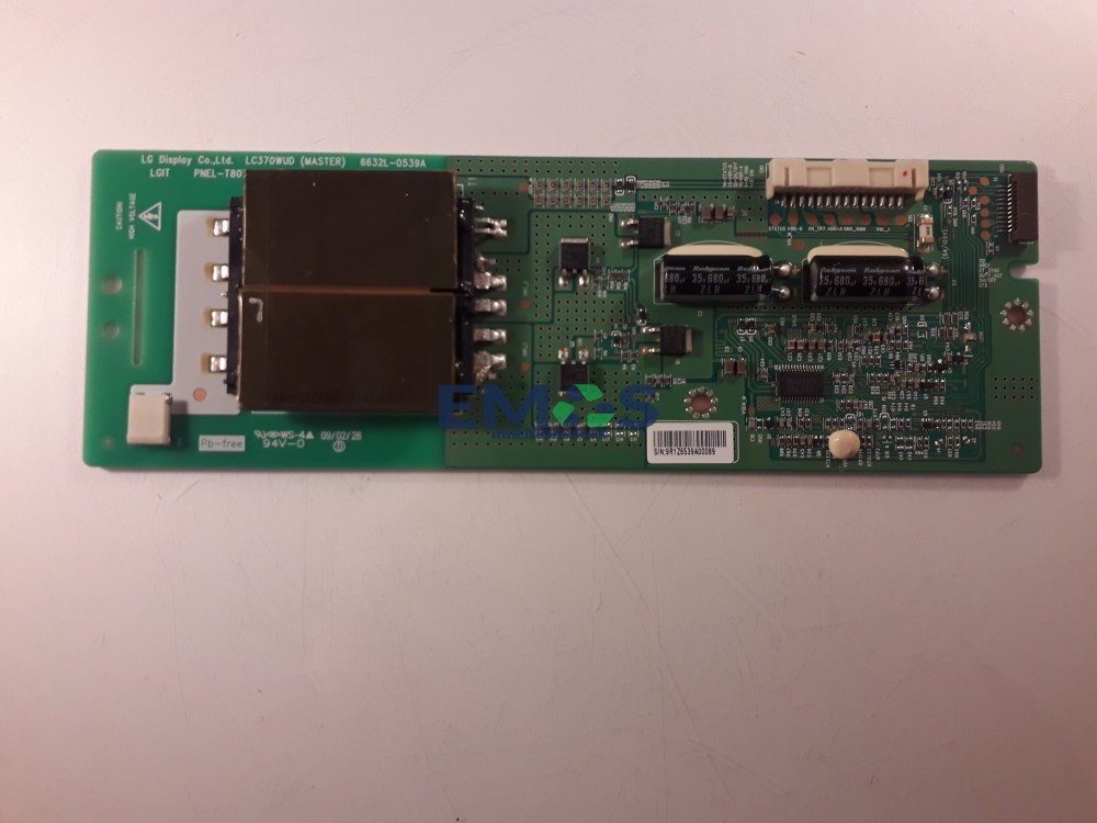 6632L-0539A (LC370WUD (MASTER)) INVERTER FOR JVC GENUINE LT-37DV1BJ