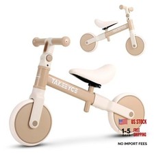 Toddler Balance Bike Toys for 2 Year Old Boys Girls, Baby Balance Bike Brown