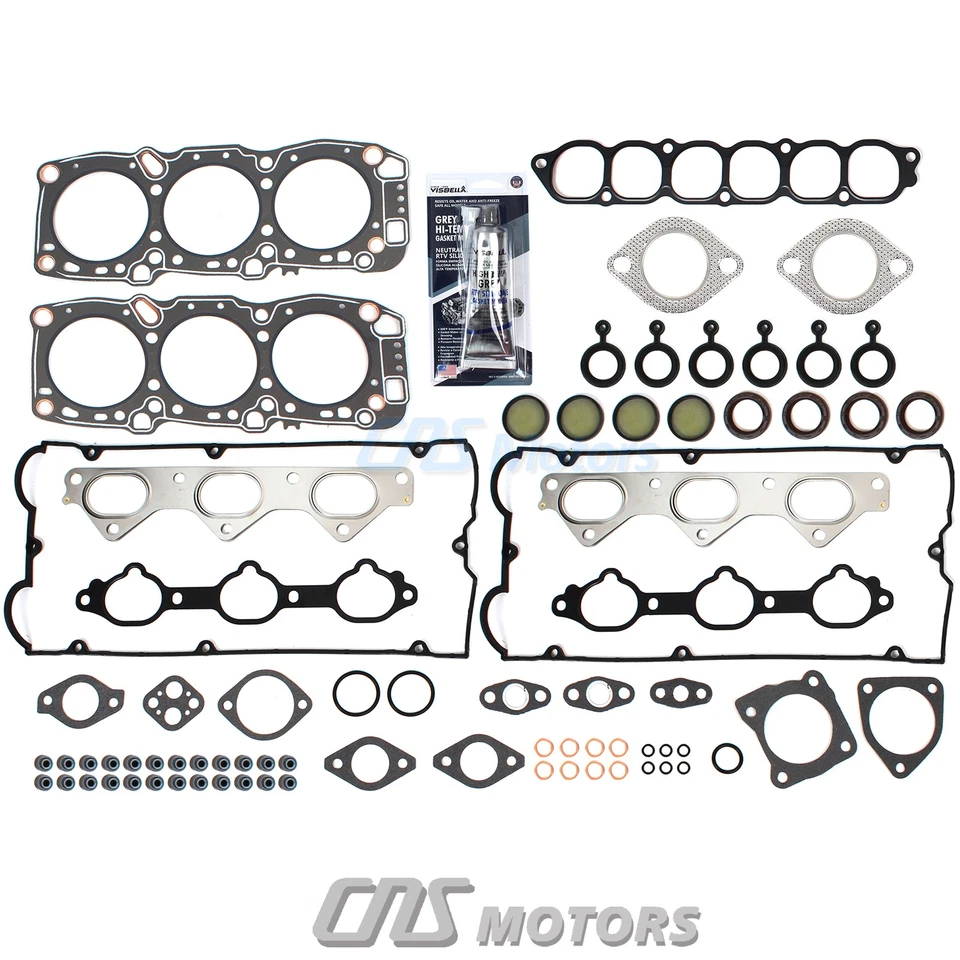 Head Gasket Set For 91-99 Mitsubishi 3000GT Dodge Stealth 3.0L DOHC 6G72 6G72T Foto 2 de 2