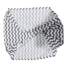 Itzy Ritzy Nursing Cover Car Seat Canopy Grey White Chevron Zigzag Pattern
