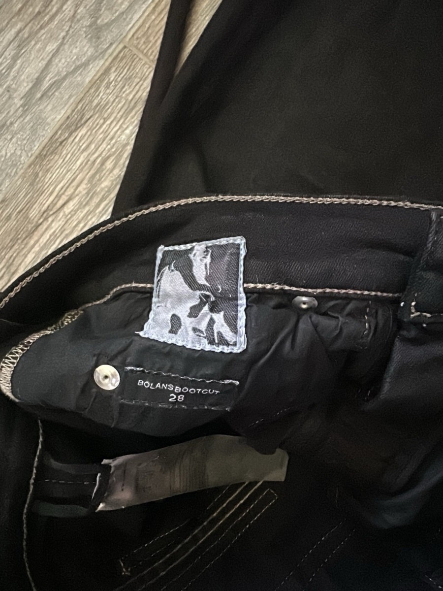 Rick Owens Bolan Bootcut Jeans Size 28 (Fits up to a 31) | eBay