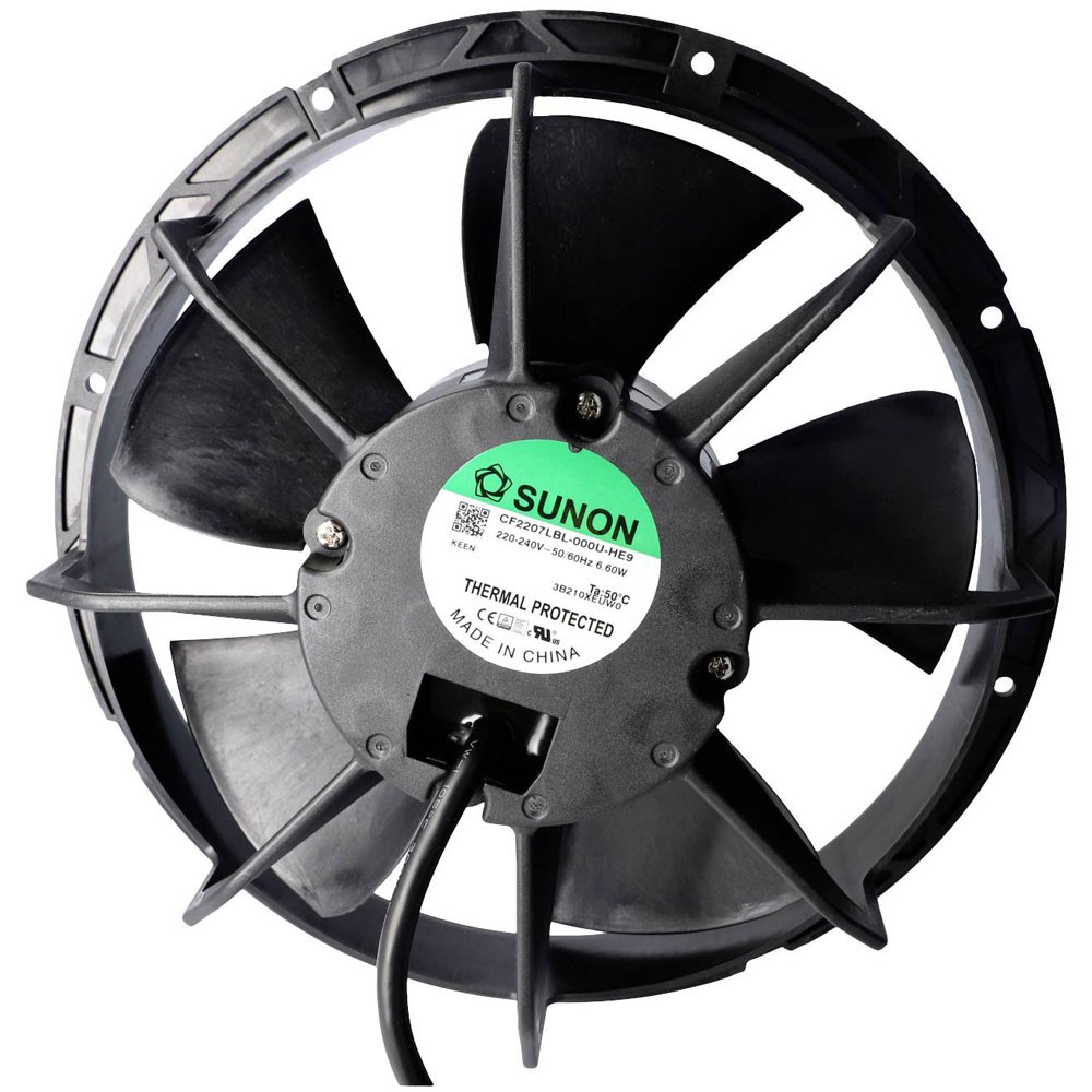 Sunon Axial Fan 230V AC 315.93m³/h 250x77.4mm