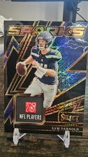2025 Panini Select Sam Darnold  Black Jersey  1/1 Player Patch