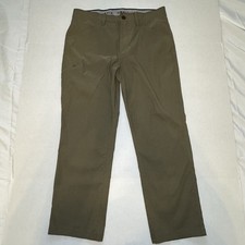 Orvis Tech Pants Men  s Olive Green- Size 34x29 Stretch Water Repellent