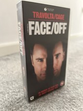 FACE OFF (VHS) 90s Cult Classic John Travolta / Nicolas Cage