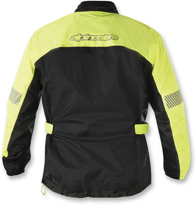 ALPINESTARS - Hurricane Rain Jacket Yellow/Black Large | 3204617-551-L