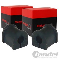 2X Metzger 16Mm Stabilager Hinten Beidseitig Passend FÜR Opel Vectra
