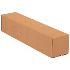 Partners Brand PM3330K Square Mailing Tubes 3x3x30 Kraft Pack of 25