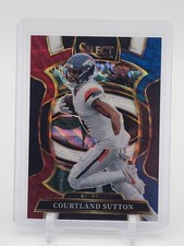 COURTLAND SUTTON 2025 SELECT CONCOURSE TRI-COLOR /399 #11 BRONCOS FOOTBALL Q0154