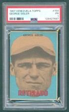 1967 Venezuela Topps #154 Retirado George Sisler PSA 1  HOF 
