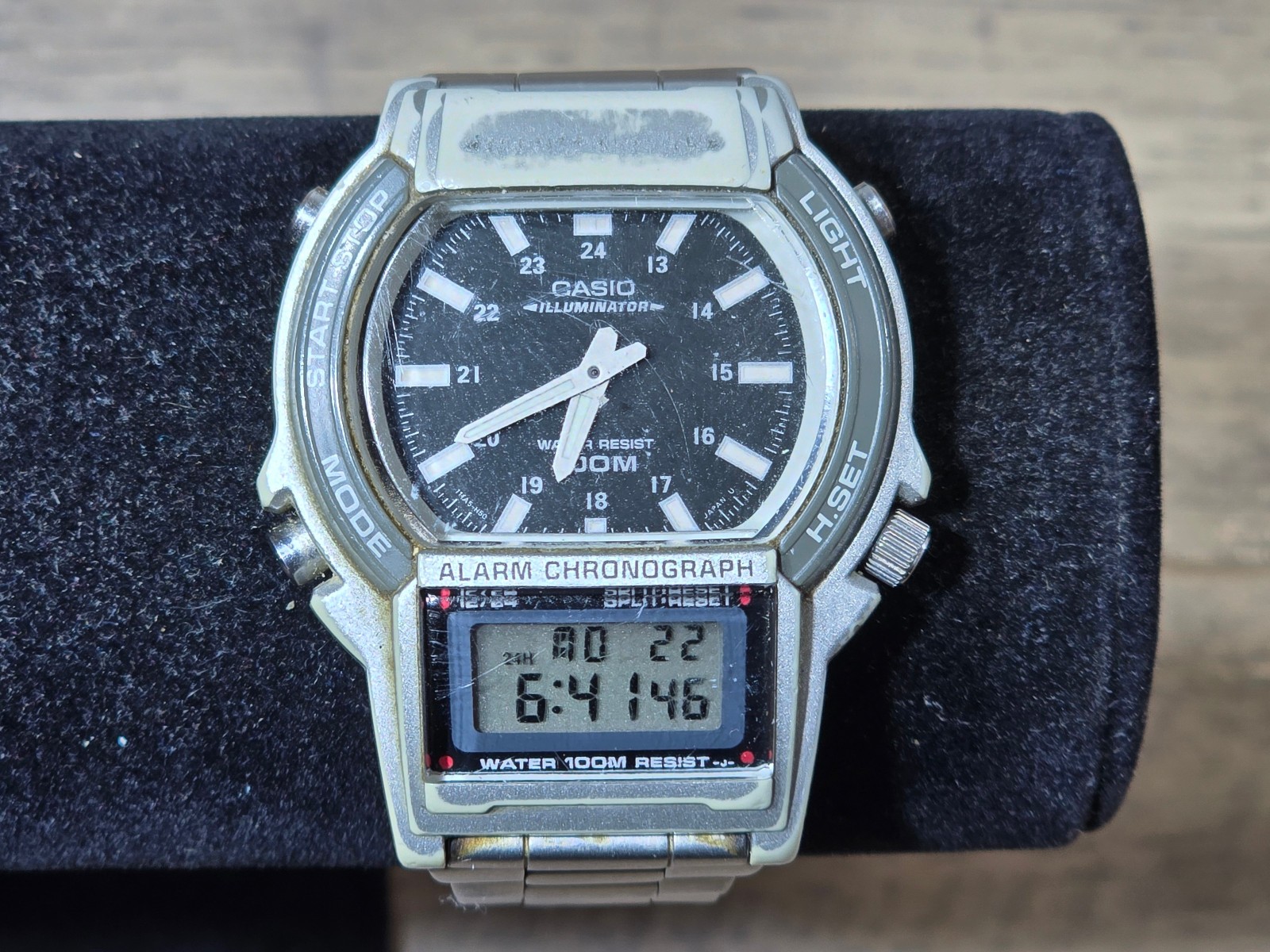 CASIO ILLUMINATOR AW-61 Quartz 1750 Ana/Digi Vintage … - Gem
