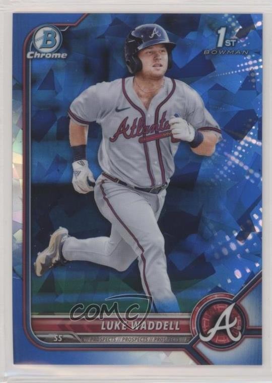 2022 Bowman Sapphire Edition Chrome Prospects Luke Waddell #BCP-48