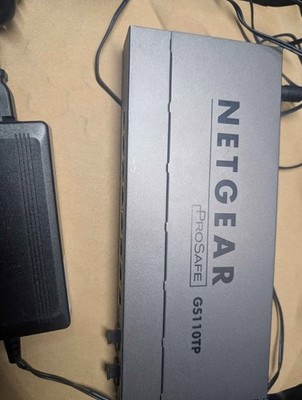 NETGEAR ProSafe GS110TP V2 8-Port Gigabit Ethernet Switch   Wall Mountable