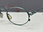 Japan Jewelry Association JJA Brille Herren Damen Rund oval Grün 20 3603 NP:560€