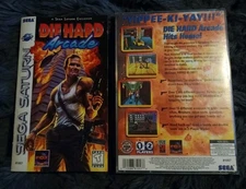 Die Hard Arcade (Sega Saturn) OFFICIAL CASE & MANUAL & REGISTRATION ONLY NO GAME