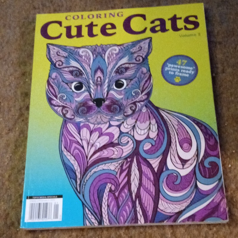Coloring Cute Cats by Topix Media Specials Vol 3 Issue 3 47 Prints Cats Art