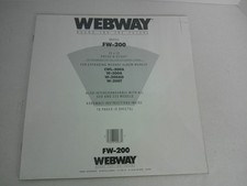 Creative Memories 12x12 Webway FW200 Scrapbook Refill 10 White Pages 5 Sheets