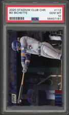 2020 Stadium Club Chrome Bo Bichette RC #112 PSA 10 GEM MINT Blue Jays