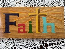 Jesus Decor Faith Sign Wall Decore