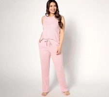 Bumblebella by Jill Martin Dreamy Pointelle Tank Pant Set Size Large Blush NEW