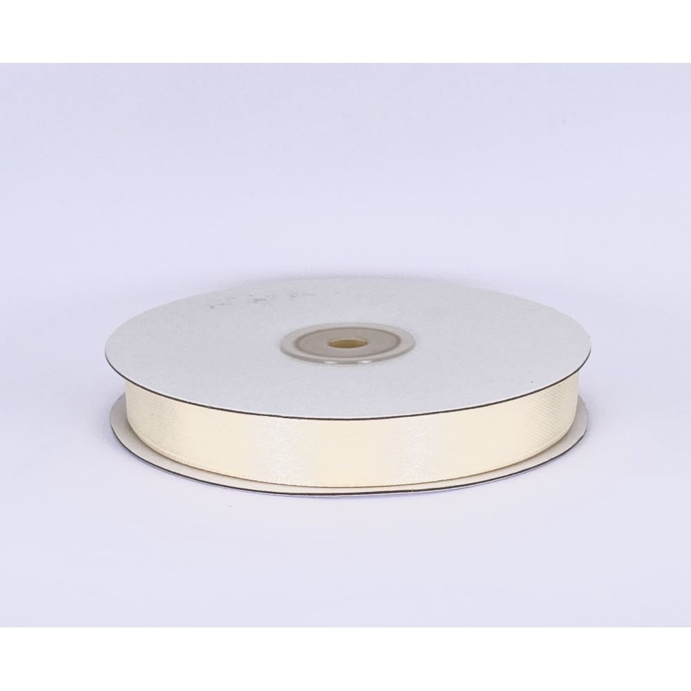 Nastro doppio raso AVORIO 15 mm x 50 metri 14CS