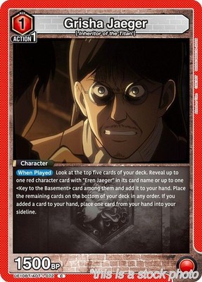 Grisha Jaeger [UE10BT - UE10BT/AOT-1-072NMUnion Arena