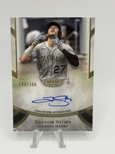 2021 Topps Tier One Prime Performers Auto Trevor Story #’d /300