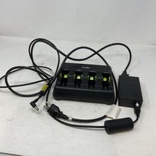 ZEBRA Motorola 4 Slot Battery Charger SAC3600 W/ Power Adapter SAC3600-4001CR