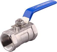 Stainless Steel Ball Valve 1PC Type NPT Standard Port for Water, Oil, and Gas 3