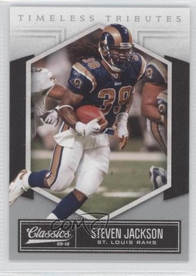 2010 Panini Classics Timeless Tributes Silver 98/100 Steven Jackson #91 0k0