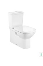 ROCA Debra A34299B00U Close-coupled Rimless toilet with dual outlet
