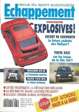 ECHAPPEMENT N°284 ESCORT RS COSWORTH / FIESTA XR2i / MAZDA GT-R / ALFA 155 Q4