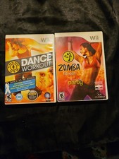 Zumba Fitness And Golds Gym Wii Games Complete