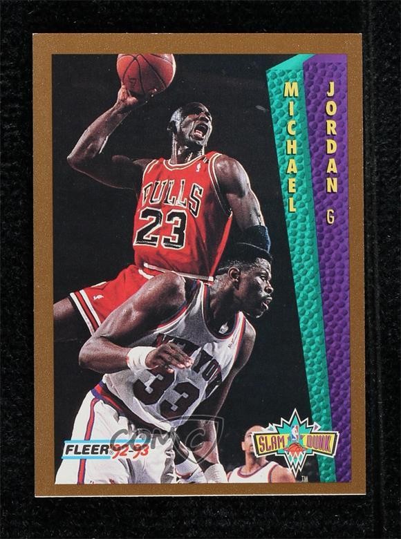 1992-93 Fleer Slam Dunk Michael Jordan #273 HOF